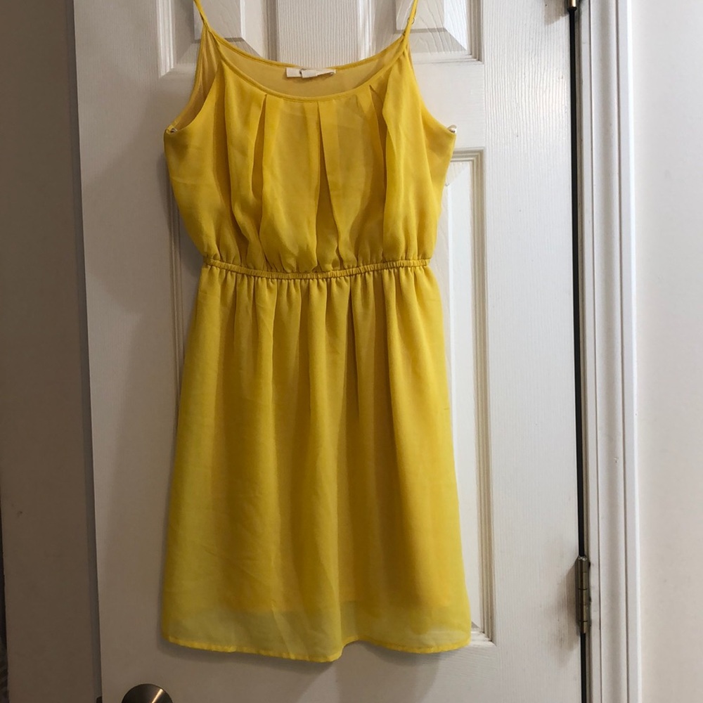 Canary yellow sundress